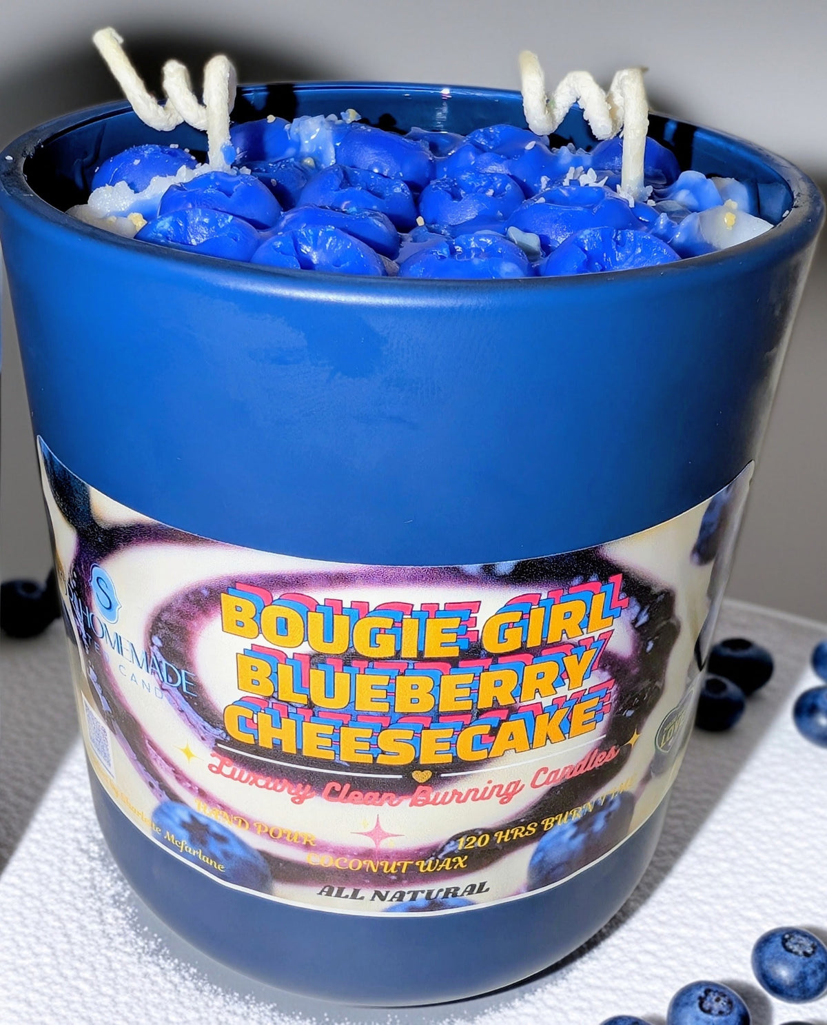 Bougie Girl Blueberry Cheesecake